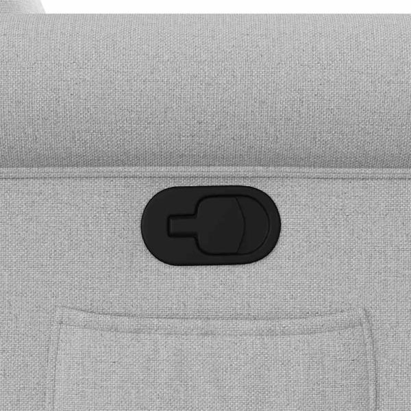 Relaxsessel Wolkengrau Stoff