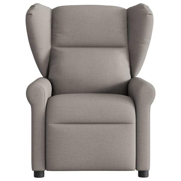 Massagesessel Taupe Stoff