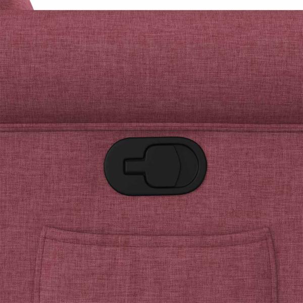 Relaxsessel Weinrot Stoff