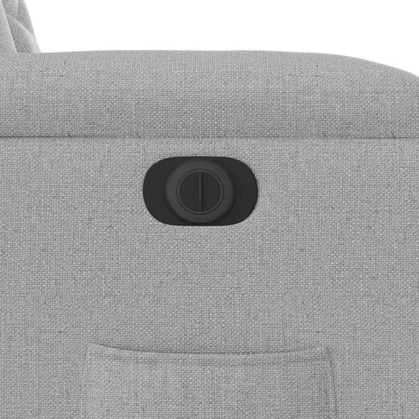 Relaxsessel Elektrisch Wolkengrau Stoff