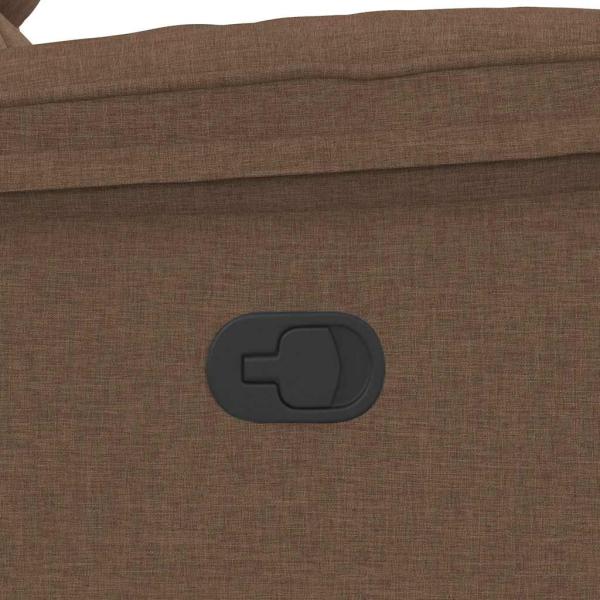 Relaxsessel Braun Stoff