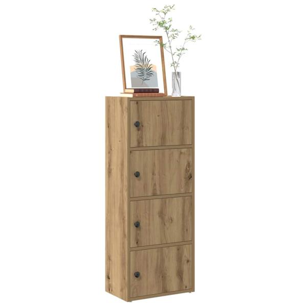 ARDEBO.de - Bücherregal Artisan-Eiche 40x24x102 cm Holzwerkstoff