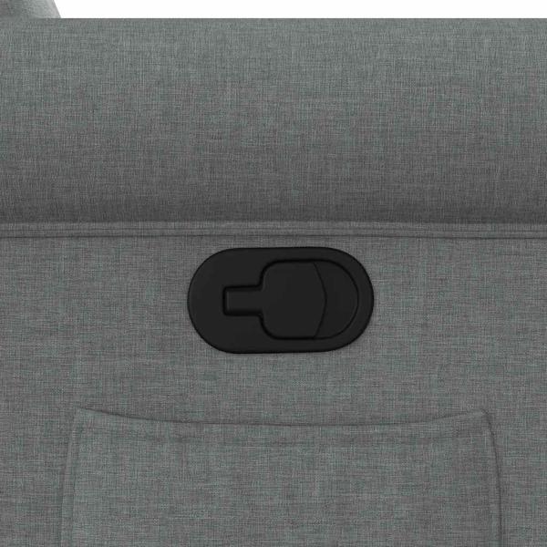 Relaxsessel Dunkelgrau Stoff