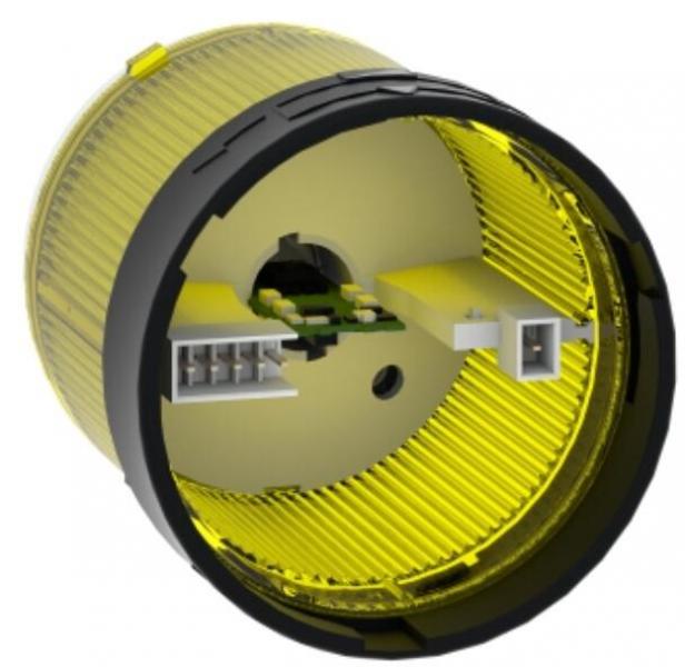 Schneider Electric Leuchtelement, Blinklicht, gelb, 230V AC (XVBC5M8)