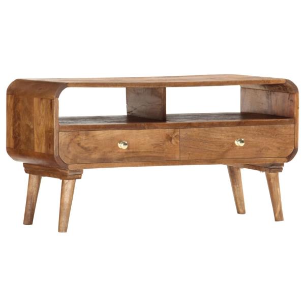 TV-Schrank 90 x 35 x 47 cm Massivholz Mango