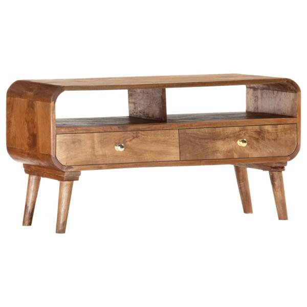 TV-Schrank 90 x 35 x 47 cm Massivholz Mango