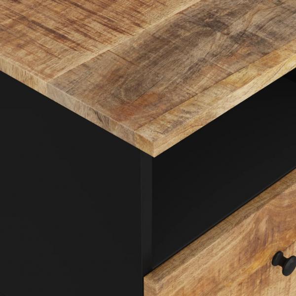 Nachttische 2 Stk. Massivholz Mango & Holzwerkstoff