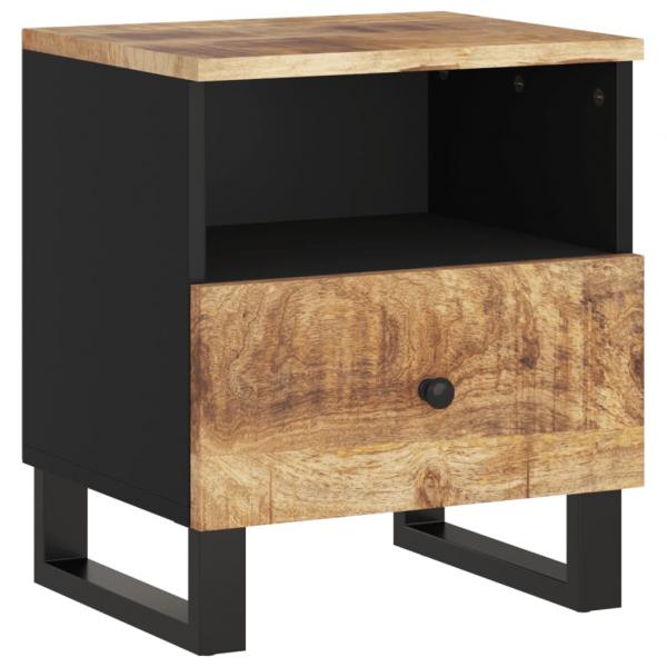 Nachttische 2 Stk. Massivholz Mango & Holzwerkstoff