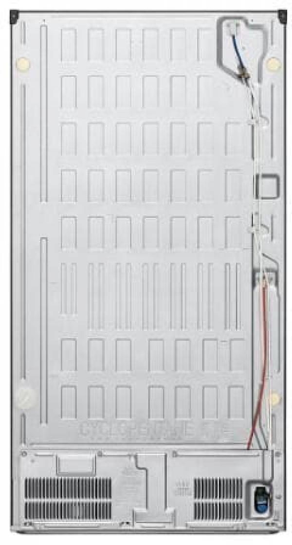LG GML960PYFE Stand Side-by-Side Kombination Multi-Door, 91,4 cm breit, 637 L, NoFrost, Eis-, Crushed Ice- und Wasserspender, Festwasseranschluss, Prime Silver