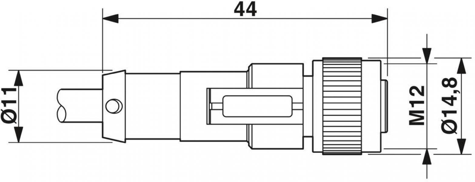 Phoenix Contact SAC-5P-10,0-PUR/M12FS - Sensor-/Aktor-Kabel (1683374)