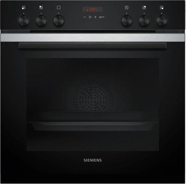 Siemens PQ212KA10 Einbau-Herd-Set mit Elektro-Kochfeld (EA64RGNA1E + HE273ABS3), 60 cm breit, 71 L, activeClean, cookControl10, 3D Heißluft, Rahmen aufliegend, schwarz