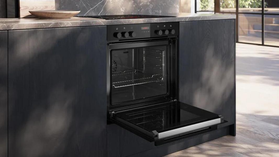 Siemens PQ212KA10 Einbau-Herd-Set mit Elektro-Kochfeld (EA64RGNA1E + HE273ABS3), 60 cm breit, 71 L, activeClean, cookControl10, 3D Heißluft, Rahmen aufliegend, schwarz