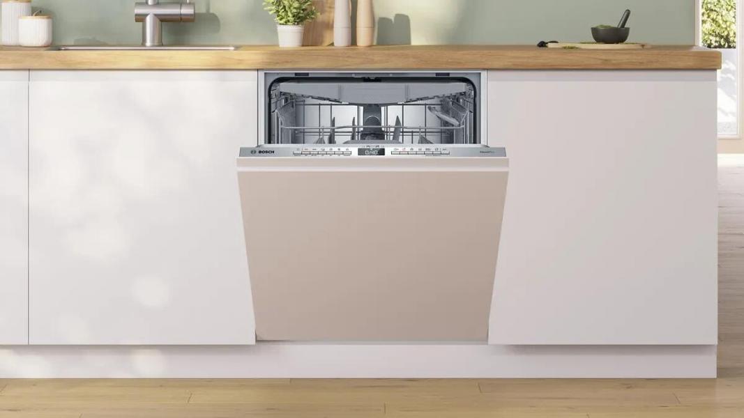 Bosch SBV4EVX08E Serie 4 Vollintegrierter XXL Geschirrspüler, 60 cm breit, 14 Maßgedecke, AquaStop, Vario Schublade, Info Light, Home Connect