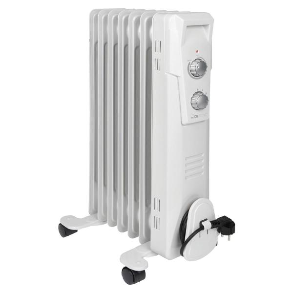 ARDEBO.de Clatronic RA 3735 Ölradiator, 3 Leistungsstufen, Integrierter Überhitzungsschutz, weiß (263906)