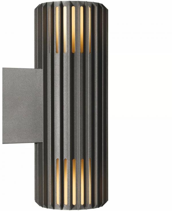 Nordlux Aludra Double Wandleuchte, E27, IP54, 2x15W, anthrazit (2418121250)