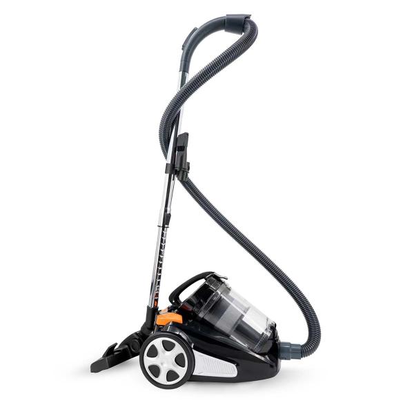 ARDEBO.de - Staubsauger ohne Beutel | Beutellos | 700 W | Staubkapazität: 3.0 l | Kombi-Bürste | Aktionsradius: 8.50 m | HEPA Luftfilter | Anthrazit / Orange / Schwarz