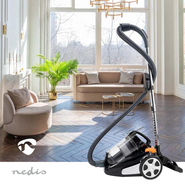 Staubsauger ohne Beutel | Beutellos | 700 W | Staubkapazität: 3.0 l | Kombi-Bürste | Aktionsradius: 8.50 m | HEPA Luftfilter | Anthrazit / Orange / Schwarz (Menge: 2 je Bestelleinheit)