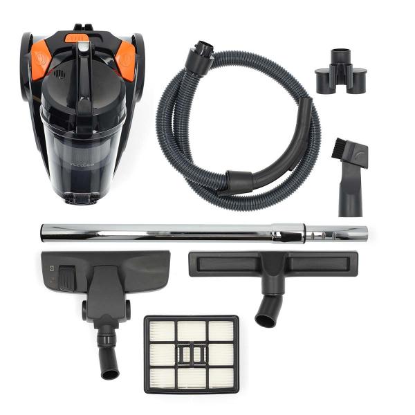 Staubsauger ohne Beutel | Beutellos | 700 W | Staubkapazität: 3.0 l | Kombi-Bürste | Aktionsradius: 8.50 m | HEPA Luftfilter | Anthrazit / Orange / Schwarz (Menge: 2 je Bestelleinheit)