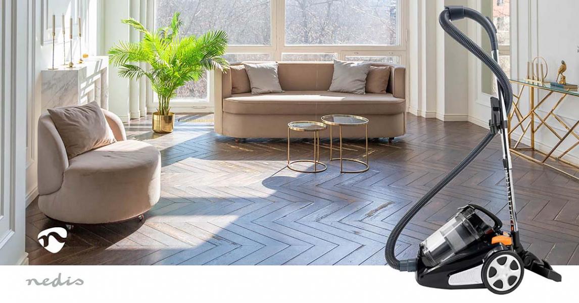 Staubsauger ohne Beutel | Beutellos | 700 W | Staubkapazität: 3.0 l | Kombi-Bürste | Aktionsradius: 8.50 m | HEPA Luftfilter | Anthrazit / Orange / Schwarz (Menge: 2 je Bestelleinheit)