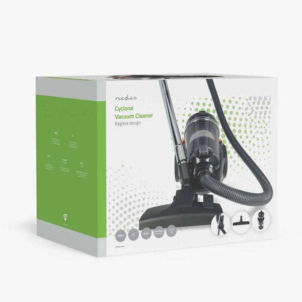 Staubsauger ohne Beutel | Beutellos | 700 W | Staubkapazität: 3.0 l | Kombi-Bürste | Aktionsradius: 8.50 m | HEPA Luftfilter | Anthrazit / Orange / Schwarz (Menge: 2 je Bestelleinheit)