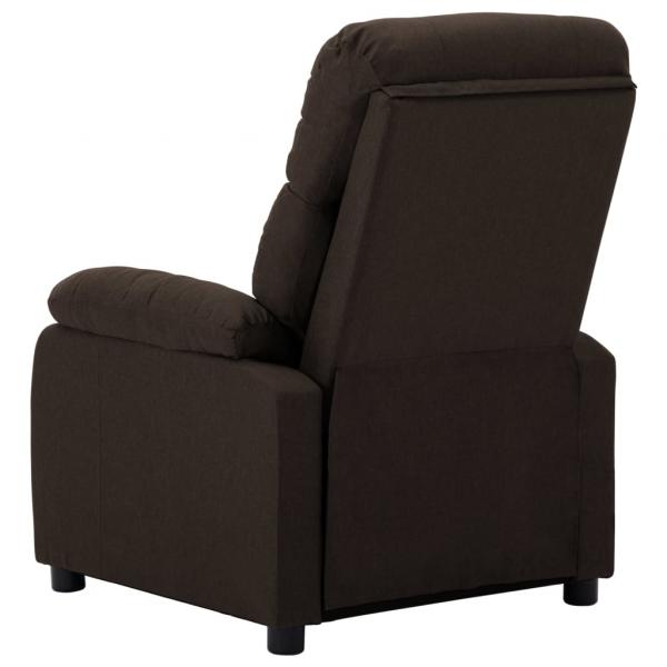 Relaxsessel Elektrisch Dunkelbraun Stoff