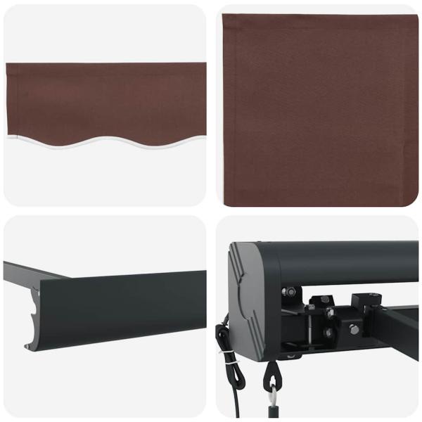 Markise Automatisch Braun 300x250 cm