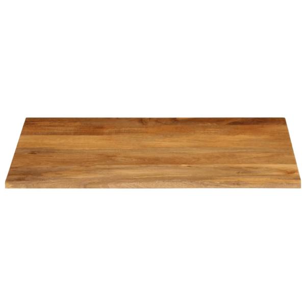 ARDEBO.de - Tischplatte mit Baumkante 110x80x2,5 cm Massivholz Mango