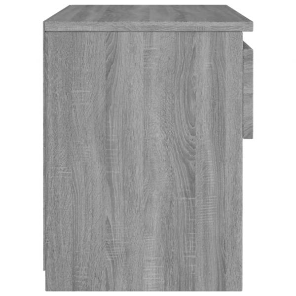 Nachttische 2 Stk. Grau Sonoma 40x30x39 cm Holzwerkstoff