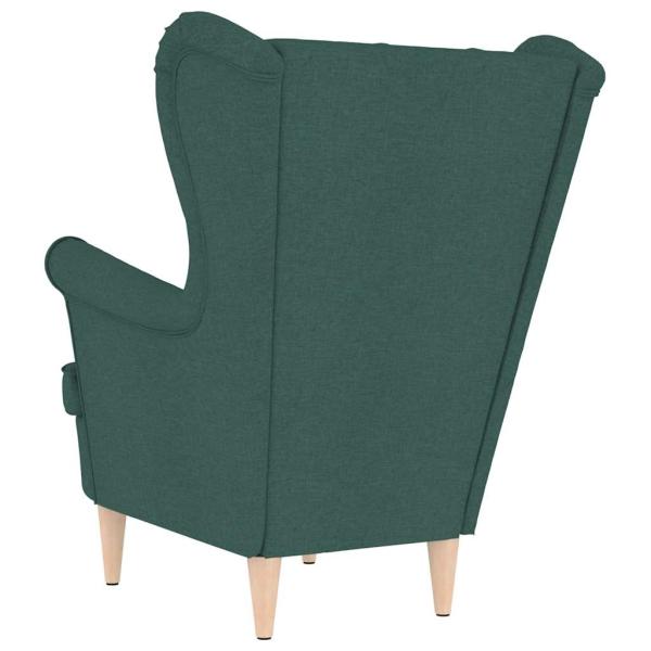 Sessel Dunkelgrün 74x84x100 cm Stoff