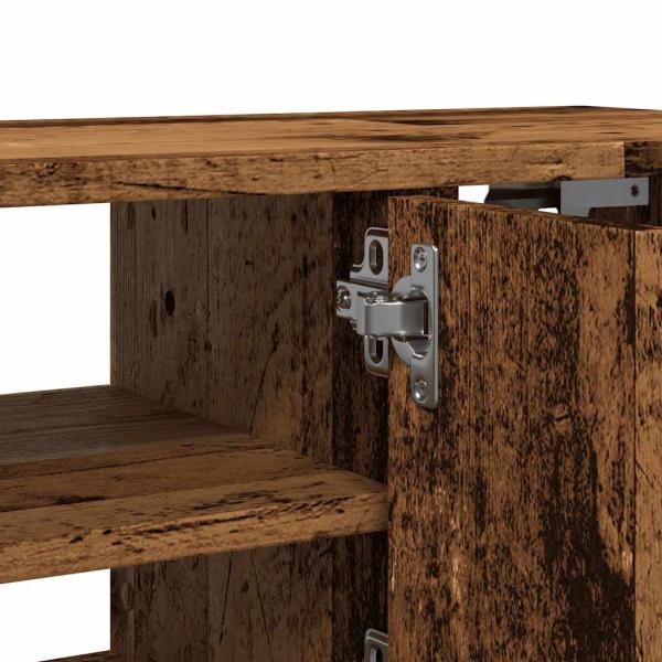 Wandschrank Altholz-Optik 102x30x29 cm Holzwerkstoff