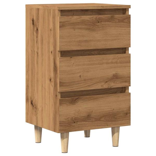 Nachttische 2 Stk. Artisan-Eiche 40x35x69 cm Holzwerkstoff