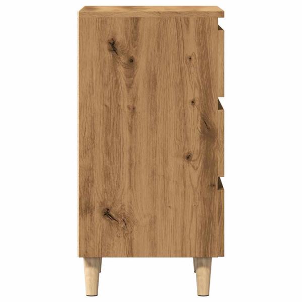 Nachttische 2 Stk. Artisan-Eiche 40x35x69 cm Holzwerkstoff