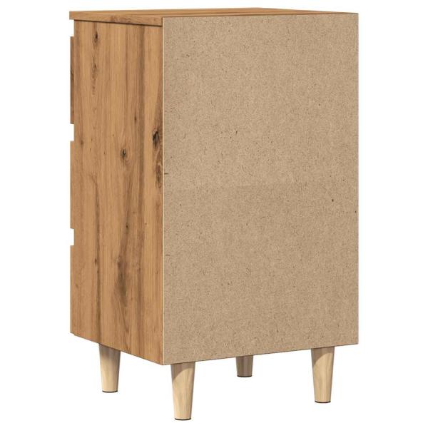 Nachttische 2 Stk. Artisan-Eiche 40x35x69 cm Holzwerkstoff
