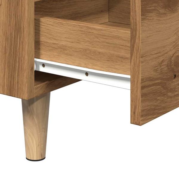 Nachttische 2 Stk. Artisan-Eiche 40x35x69 cm Holzwerkstoff