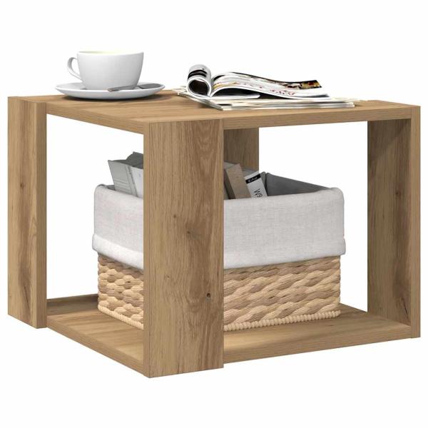 Couchtisch Artisan-Eiche 40x40x30 cm Holzwerkstoff