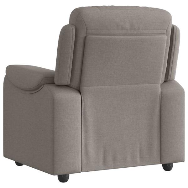Relaxsessel Taupe Stoff