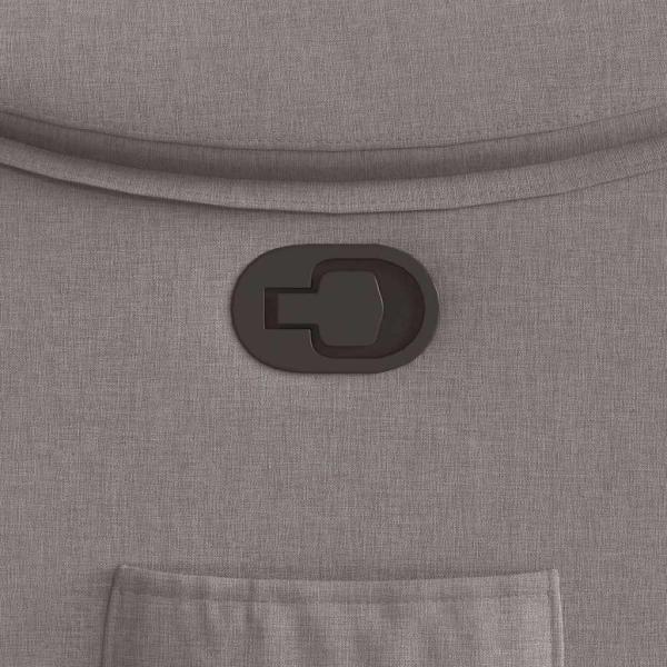 Relaxsessel Taupe Stoff