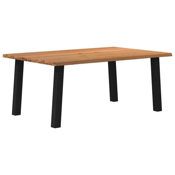 ARDEBO.de - Esstisch Hellbraun 180x120x74 cm Massivholz Eiche Rechteckig