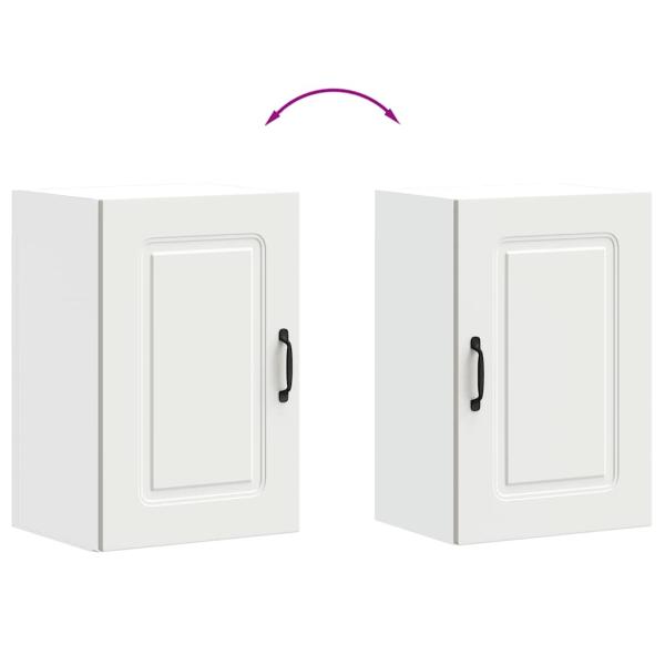 Küchen-Hängeschrank Kalmar Weiß Holzwerkstoff