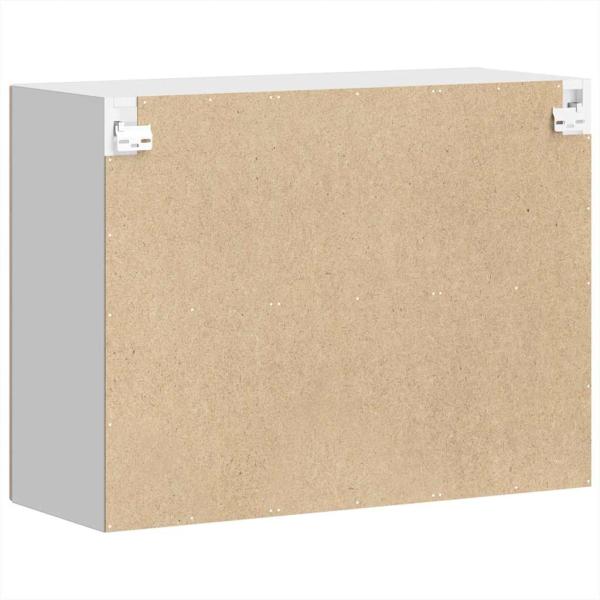 Küchen-Hängeschrank mit Glastür Porto Sonoma-Eiche