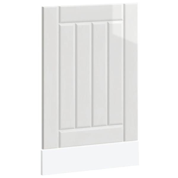 Geschirrspülerblende Lucca Hochglanz-Weiß Holzwerkstoff