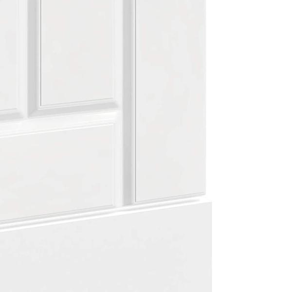 Geschirrspülerblende Lucca Hochglanz-Weiß Holzwerkstoff
