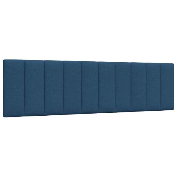 ARDEBO.de - Kopfteil-Kissen Blau 180 cm Stoff