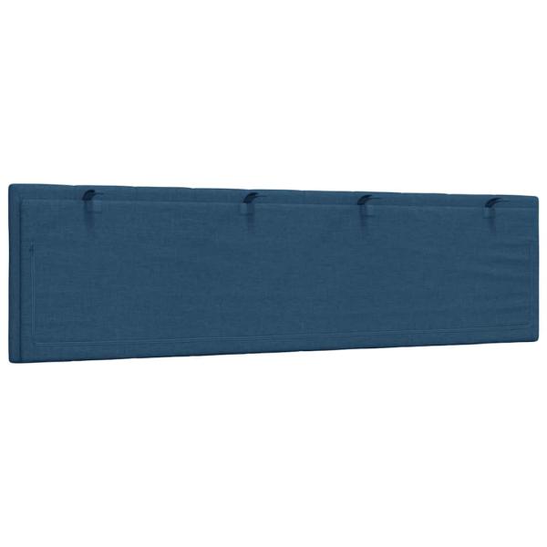 Kopfteil-Kissen Blau 180 cm Stoff