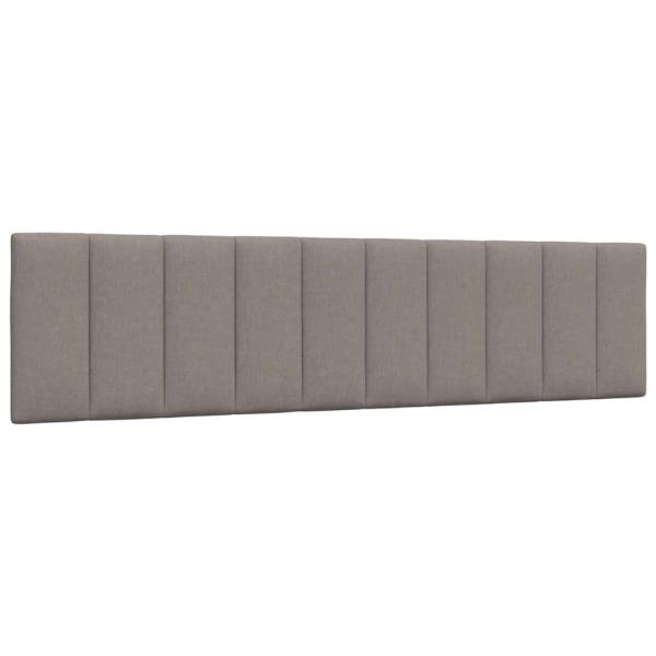 ARDEBO.de - Kopfteil-Kissen Taupe 200 cm Stoff