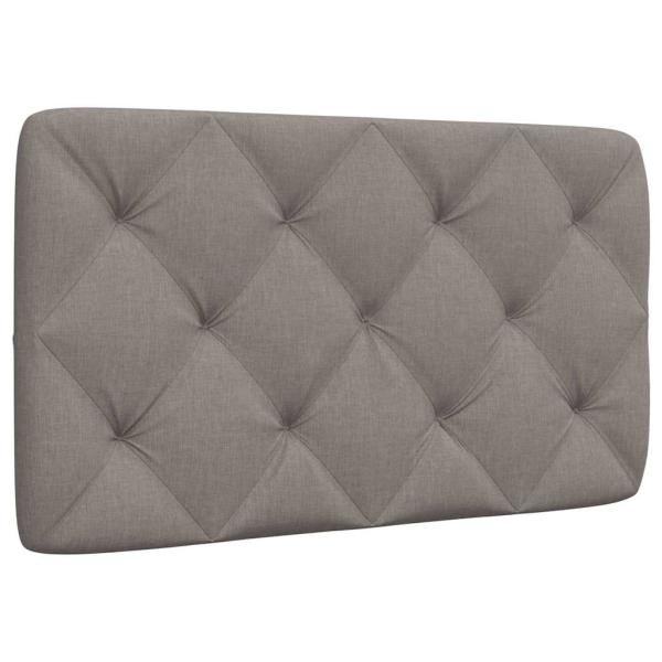 ARDEBO.de - Kopfteil-Kissen Taupe 80 cm Stoff