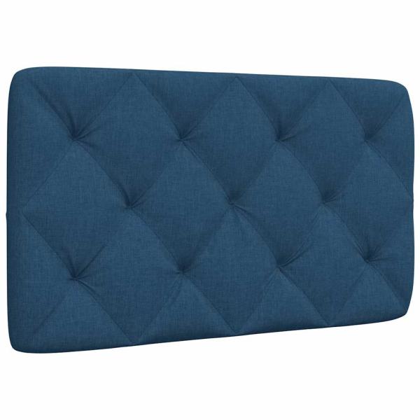 ARDEBO.de - Kopfteil-Kissen Blau 80 cm Stoff