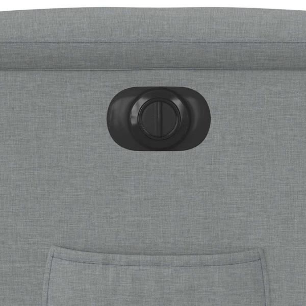 Relaxsessel Elektrisch Hellgrau Stoff