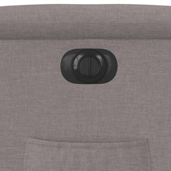 Relaxsessel Elektrisch Taupe Stoff