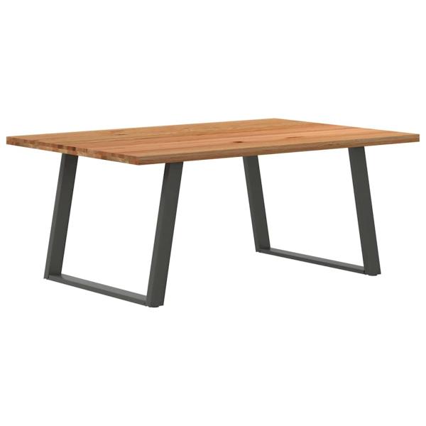 ARDEBO.de - Esstisch Hellbraun 180x120x74 cm Massivholz Eiche Rechteckig